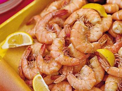 Steamed Shrimps