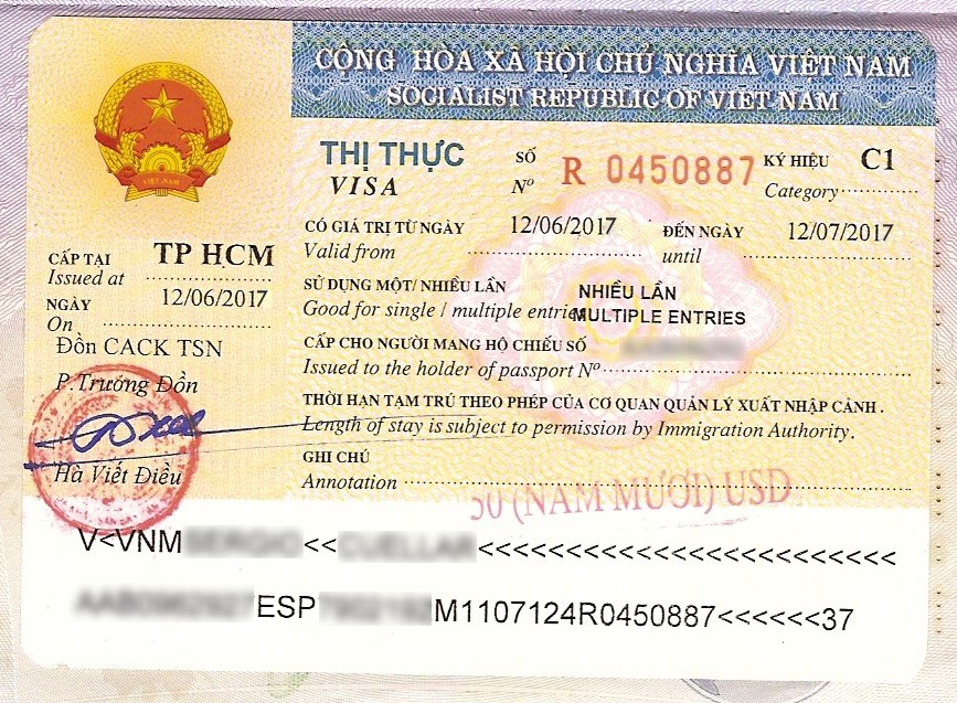 Vietnam visa