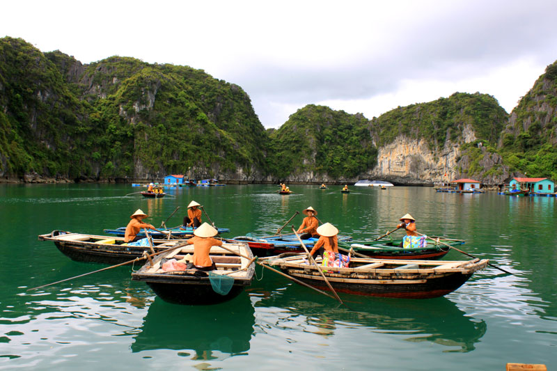 Bai Tu Long Bay: Vung Vieng Fishing Village